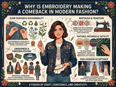 Why Is Embroidery Making a Comeback in Modern Fashion?