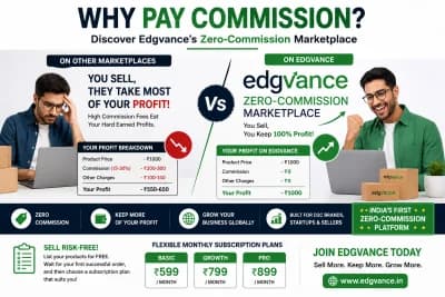 Why Pay Commission? Discover Edgvance's Zero-Commission Marketplace