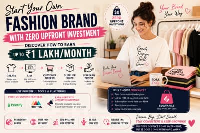 Start Your Own Fashion Brand with Zero Upfront Investment — Discover How to Earn Up to ₹1 Lakh/Month