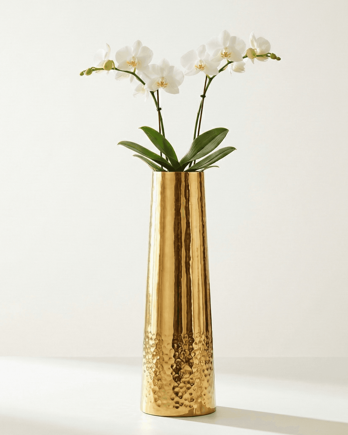 Spherevant Gold Metal Flower Vase For Home Decor — product view 1